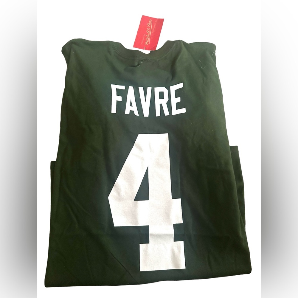 Men’s Mitchell & Ness‎ NFL Packers Favre Throwback Tee Shirt XXL